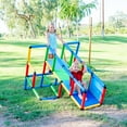 thumbnail image 3 of Funphix Toddler Climbing Toys Indoor & Outdoor Climbing Structures for Kids with Tubes, Panels, & Connectors - Playground Slide Sets for Backyard - Buildable Life Size Deluxe Jungle Gym, 296pcs, 3 of 8