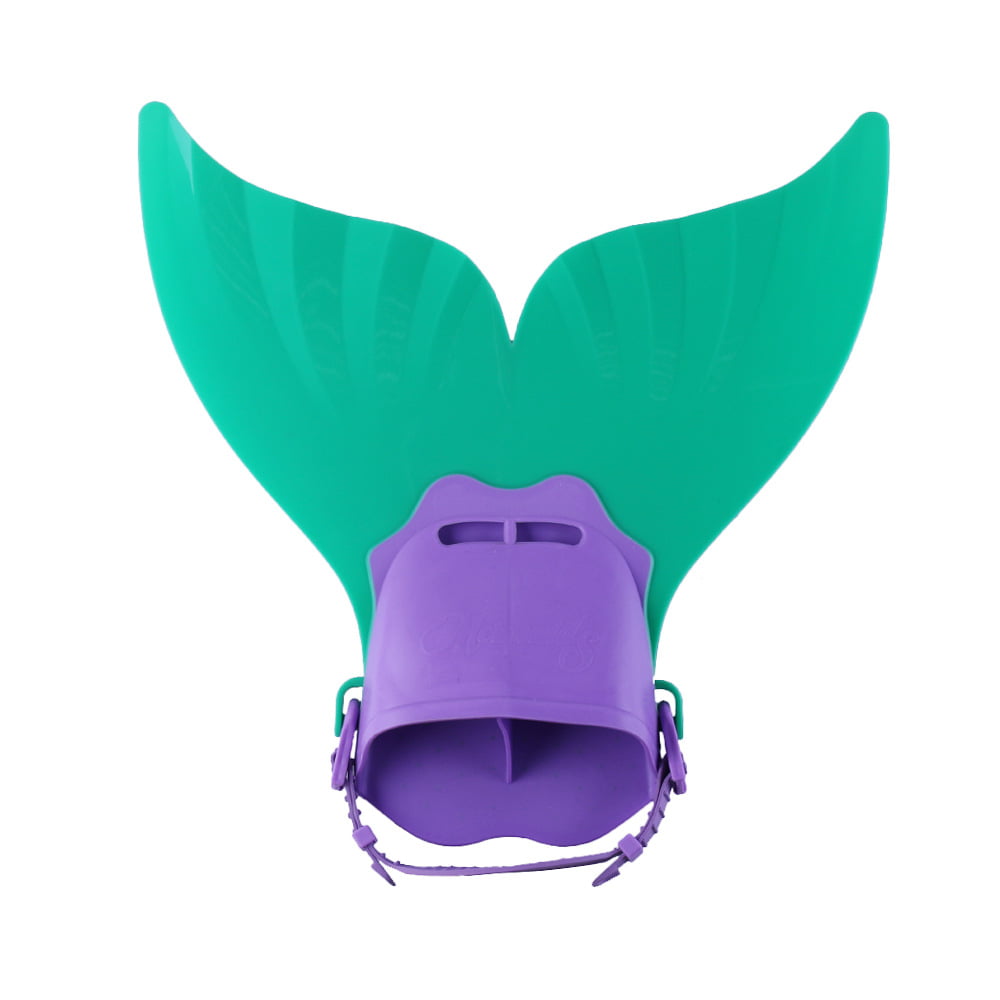 Non-toxic Kids Mermaid Fin Adjustable Flippers Swim Fin for Swimming Training 