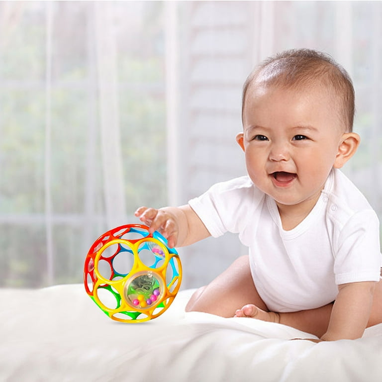 Mjtgch Baby Grasping Ball Oball Grabber Ball Hole Rattle Hand