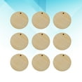 thumbnail image 4 of Phlegsive 50Pcs 40mm Unfinished Wooden Discs with Holes for DIY Jewelry, 4 of 6