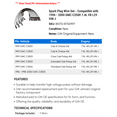 thumbnail image 2 of Spark Plug Wire Set - Compatible with 1996 - 2000 GMC C3500 7.4L V8 L29 VIN J 1997 1998 1999, 2 of 2