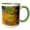 Green/White, variant on 3drose, Colorado, Uncompahgre National Forest. Curved Aspen Trees in Autumn., 11oz Mug