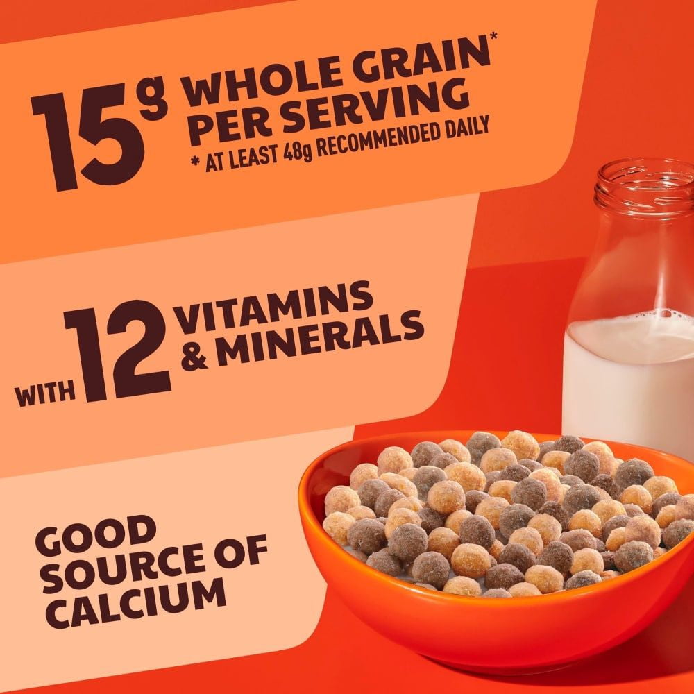 General Mills REESES PUFFS Chocolatey Peanut Butter Cereal Giant Size 29 oz - Pack of 3