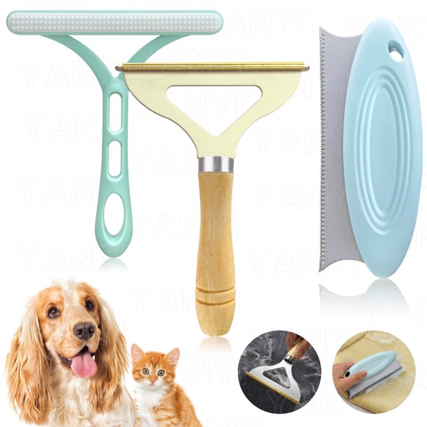 3pack Pet Hair Remover, Lint Remover, Portable Dog And Cat Hair Remover