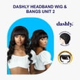 thumbnail image 2 of Ebo Dashly Synthetic Headband Wig With Bangs Hb Unit 2 Loose Deep 24” ( T2/27 Dark Brown / Honey ), 2 of 5