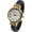 GOLD-BLACK, variant on Blekon Collections Analog Quartz Saffiano 31mm Alloy Case Leather Cuff Bangle Watch