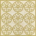 thumbnail image 3 of Vess, June Erica 12x12 Black Modern Framed Museum Art Print Titled - Floral Trellis I, 3 of 5