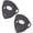 Gray, variant on Full Face Sun Protection Mask for Outdoor Activities - UPF50+ UV Shield, Breathable Nylon Spandex, 23cm x 15.5cm, 2 Pack