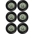 thumbnail image 1 of Mini termómetro digital LCD, higrómetro, temperatura, humedad -5070 ℃ 10% 99% RH, termómetro portátil, termohigrómetro, indicador para humidores de cocina de oficina, incubadoras de reptiles (6 pieza, 1 of 5