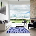 thumbnail image 6 of Ahgly Company Indoor Round Patterned Jeans Blue Area Rugs, 7' Round, 6 of 6