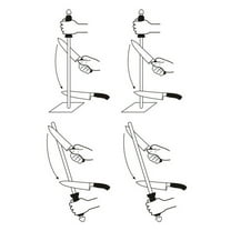 KALLORY 1Pack Cylindrical Sharpening Stone 12 Inch For Professional Chefs And Home Users