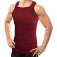 thumbnail image 2 of Different Touch 2 Pack Assorted Colors G-Unit Tank Tops Square Cut for Men, 2 of 4