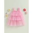 thumbnail image 2 of Bagilaanoe Toddler Baby Girl Summer Dress Sleeveless A-line Princess Dresses 6M 9M 12M 24M 3T 4T Kids Casual Swing Sundress, 2 of 8