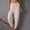 *Beige, variant on ClodeEU Women's Linen Blend Elastic Waist Harem Pants with Drawstring ,Solid Color Casual Summer Pant with Pockets Army Green,Women's Plus L