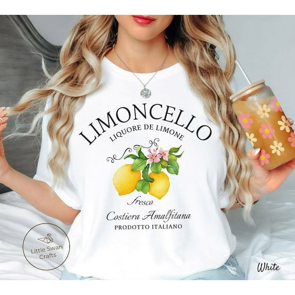 Limoncello Shirt, Amalfi Coast Italy Lemons T-shirt TH210573