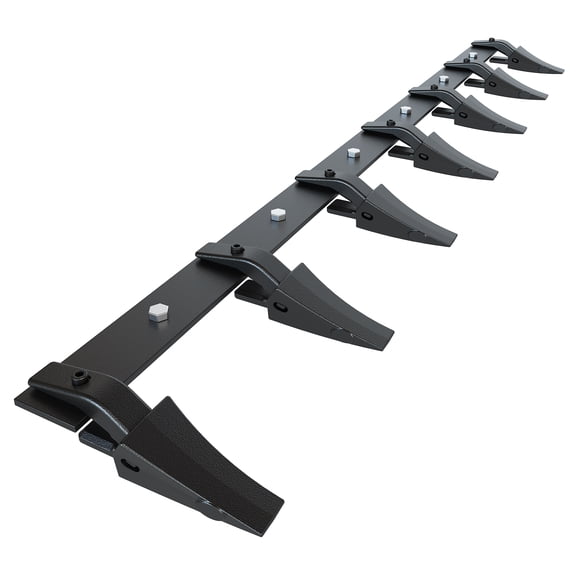 M optimized 72" Bucket Tooth Bar for Tractor Loader, Heavy-Duty 4560 LBS Load-Bearing Capacity, Fits Bucket Cutting Edges 1/2 in or Less, No Drilling Required for Easy Installation