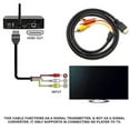 thumbnail image 5 of Hdmi To 3rca Cable,5ft/1.5m Hdmi Male To 3-rca Video Audio Av Cable Connector Adapter, 5 of 5