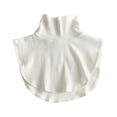 thumbnail image 1 of MesaSe Faux Col à Double Usage en Coton Respirant Col Roulé Côtelé Tricoté Faux Col pour Femmes pour l'Extérieur, 1 of 11