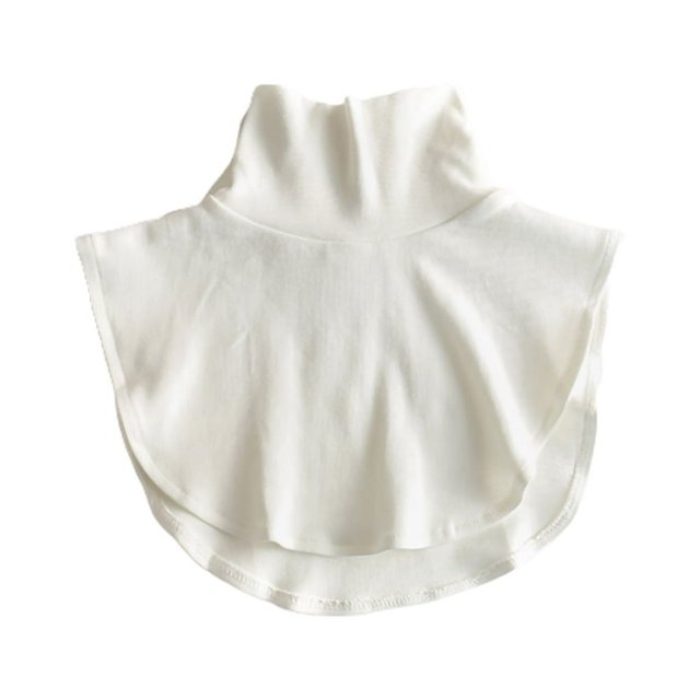 MesaSe Faux Col à Double Usage en Coton Respirant Col Roulé Côtelé Tricoté Faux Col pour Femmes pour l'Extérieur