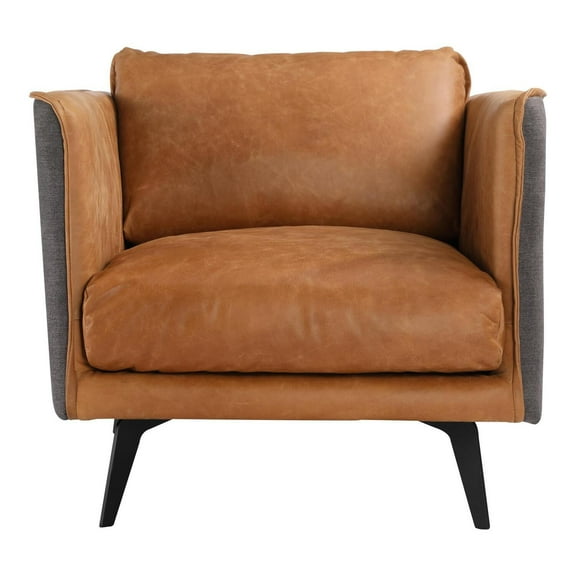 Moe's Home Collection Messina Leather Armchair
