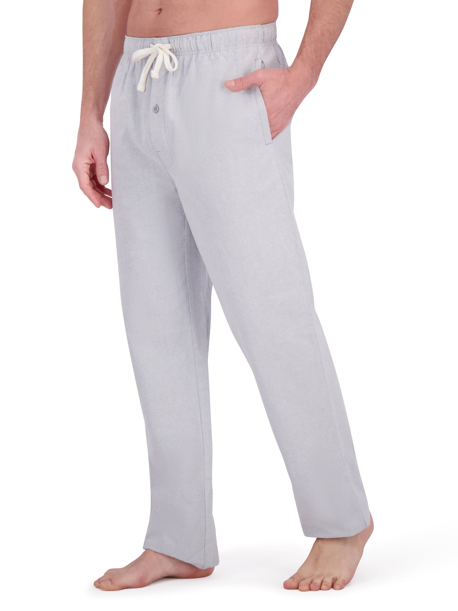Hanes Men's Brushed Oxford Woven Sleep Pajama Pants, Sizes S-2X