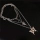 thumbnail image 5 of Juego de joyas con colgante de ángel cruzado de mariposa en capas JAMW Sencillez, 5 of 5