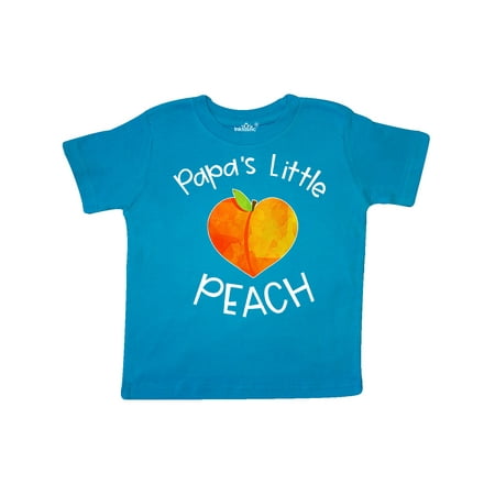 

Inktastic Papa s Little Peach Cute Peach Heart Gift Toddler Boy or Toddler Girl T-Shirt