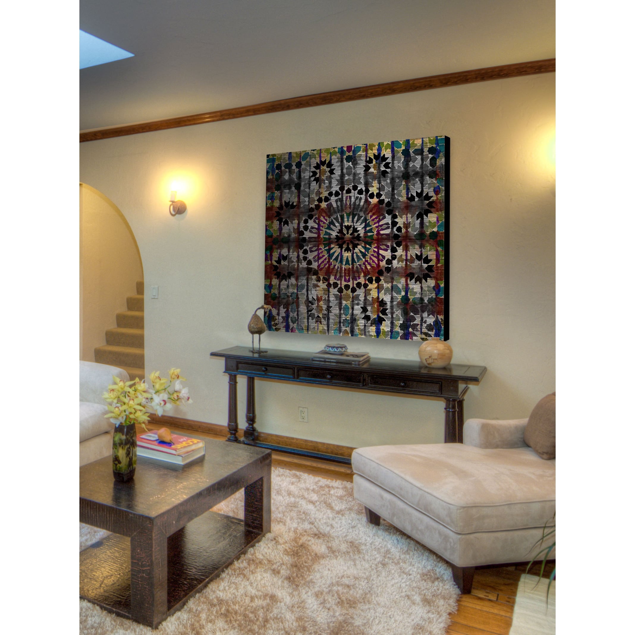 Parvez Taj Assahrij Art Print on Brushed Aluminum