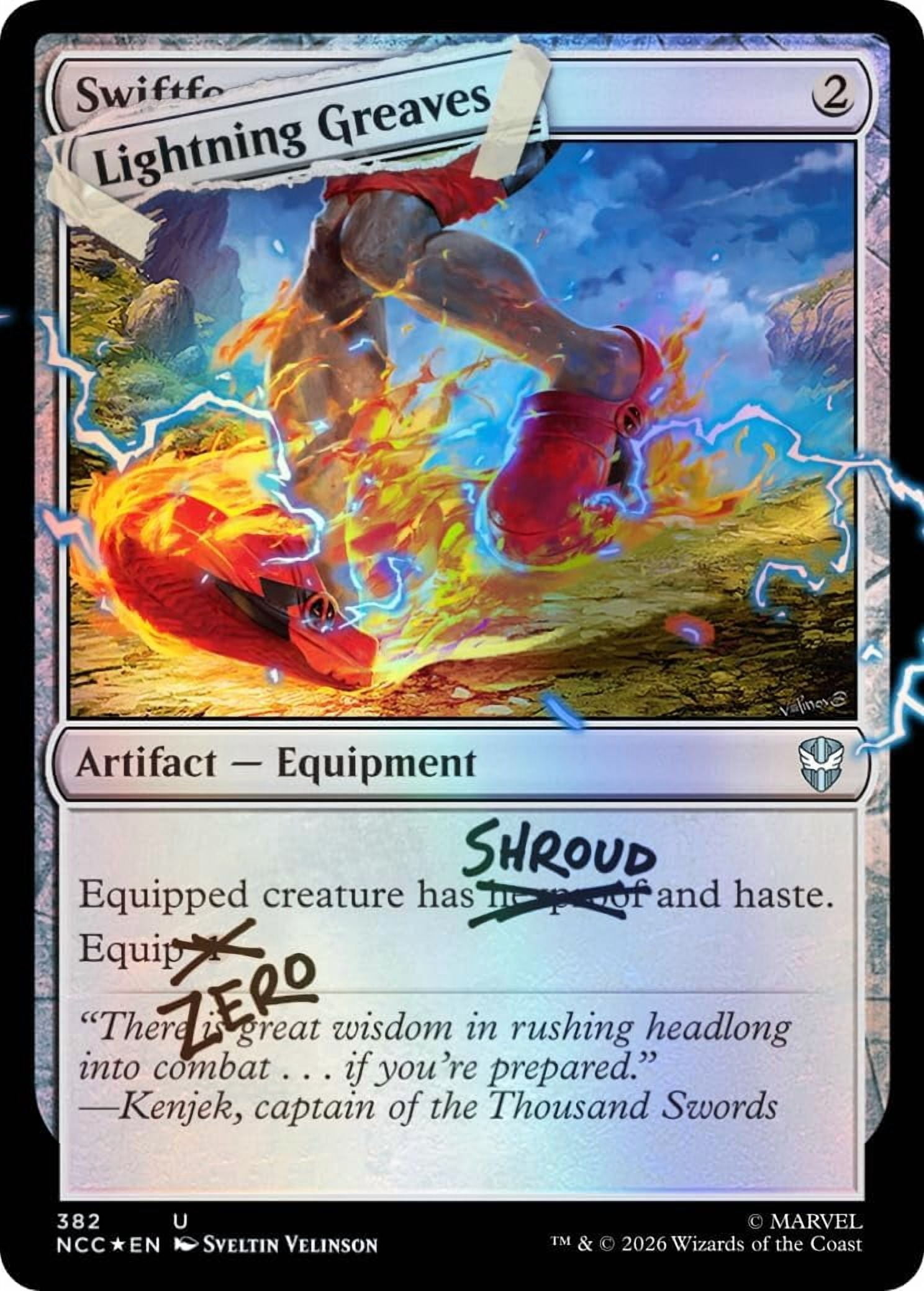 Magic: The Gathering Secret Lair x Marvel's Deadpool: I Fixed It (You're Welcome) Traditional Foil Edition