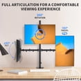 thumbnail image 2 of Single Monitor Arm Single Monitor Desk Mount Adjustable Monitor Mount for Screen Holds Up to lbs x Vesa Monitor Stand, 2 of 7