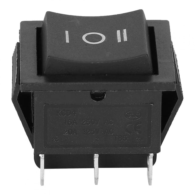Interruptores, 10 piezas de interruptores basculantes, 6 interruptores basculantes KC, mini interruptores basculantes multifuncionales