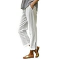 thumbnail image 1 of Pantalones casuales de pierna recta para mujer: cómodos pantalones para el día a día, las vacaciones y el senderismo, 1 of 8