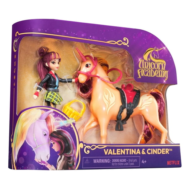 Unicorn Academy, Valentina & Cinder Set with 2 Riding Accessories