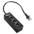 thumbnail image 3 of 1 Pcs RJ45 Mâle à 3 RJ45 Femelle RJ45 Rallonge de Câble Répartiteur & 1 Pcs 2 Ports RJ45 Adaptateur Répartiteur, 3 of 10