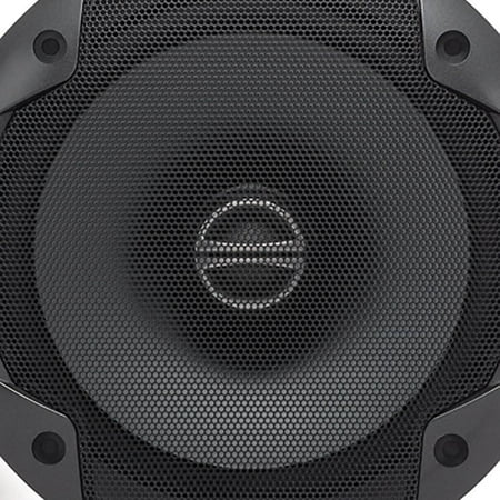 Alpine - 6-1/2" 2-Way Coaxial Car Speakers with Polypropylene Cones (Pair) - Black