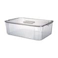 thumbnail image 1 of Organizador de almacenamiento versátil transparente con tapa Caja de almacenamiento para el hogar para 335x215x10cm, 1 of 9