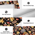thumbnail image 6 of Brown Pine Cones Fall Outdoor Rug for Patio/Deck/Porch, Non-Slip Large Area Rug 5 x 8 Ft, Thanksgiving Berry Orange Autumn Maple Leaves Indoor Outdoor Rugs Washable Area Rugs, Camping Rug Carpet, 6 of 8