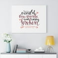 thumbnail image 2 of Scripture Walls  Not Easily Broken Ecclesiastes 4:12 Bible Verse Canvas Christian Wall Art Ready to Hang Unframed, 2 of 16