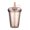 Khaki, variant on yatuiex Double Layer Star Sequin Straw Cup, Leak Proof ABS Drink Cup for Milk Tea Iced Drinks Student Daily Use Blue S