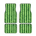 thumbnail image 1 of LAKIMCT Watermelon Rind Car Mats, Neoprene Front Rear Floor Mats for Cars, Waterproof Anti-Slip Car Floor Mats Full Set, Universal(4 Pcs), 1 of 6