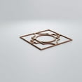 thumbnail image 4 of Ekena Millwork 7 3/8"W x 7 3/8"H x 1/4"T Extra Small Gypsum Decorative Fretwork Wood Wall Panels, Birch, 4 of 18
