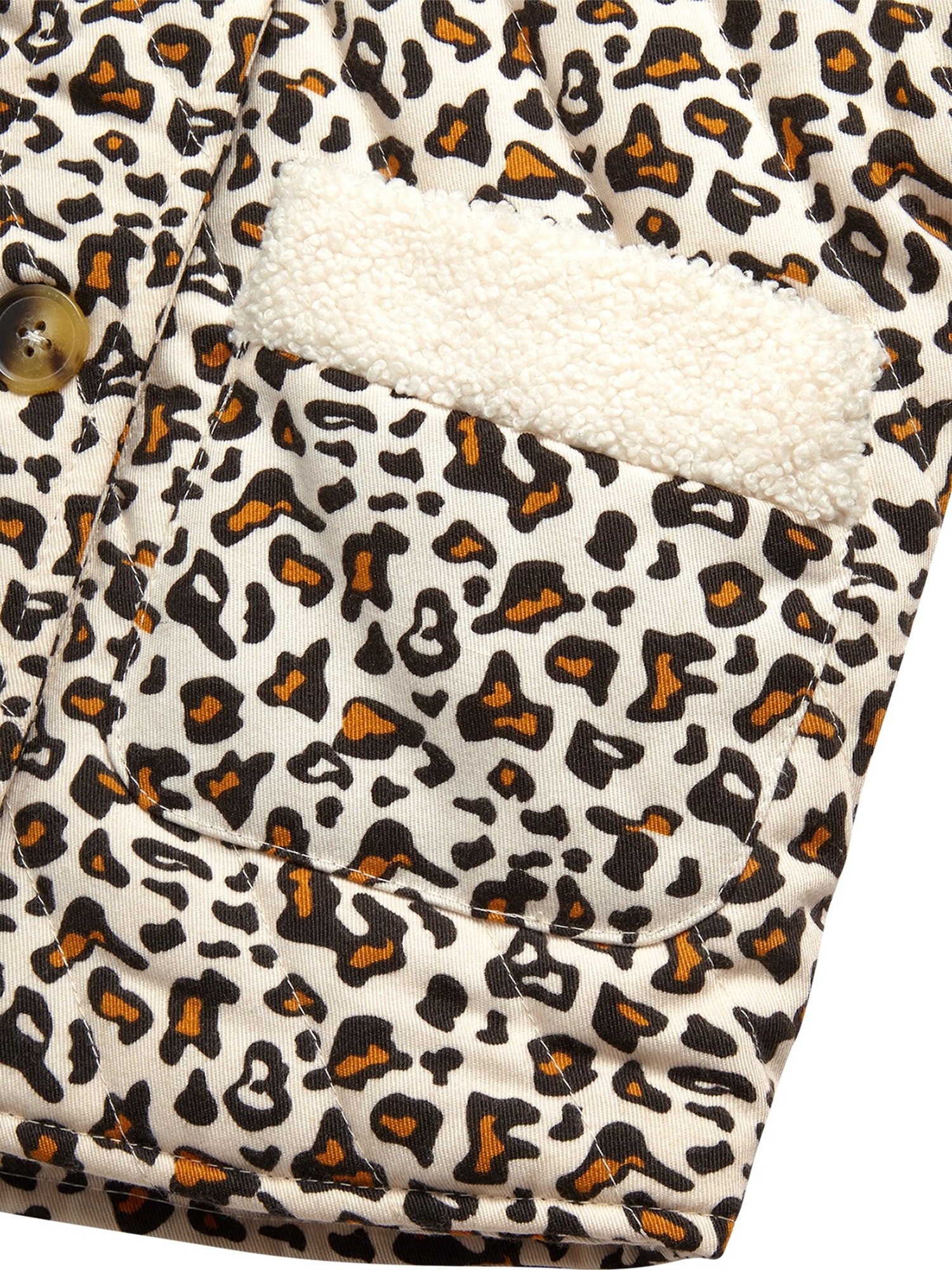 Jessica Simpson Infant and Toddler Girls' Puffer Coat with Sherpa Collar, Sizes 12-24M