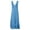 Sky Blue, variant on HBBIKVI Cascading Ruffle Maxi Dress for Women Summer V-Neck Peasant Dress with Loose Flowy Fit for Beach and Casual Vacation Wear
