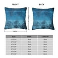 thumbnail image 4 of YFYANG Square Decorative Throw Pillow Case (Without Pillow Insert), Blue Texture Bedroom Sofa Car Cushion Cover, 12"x12", 4 of 9