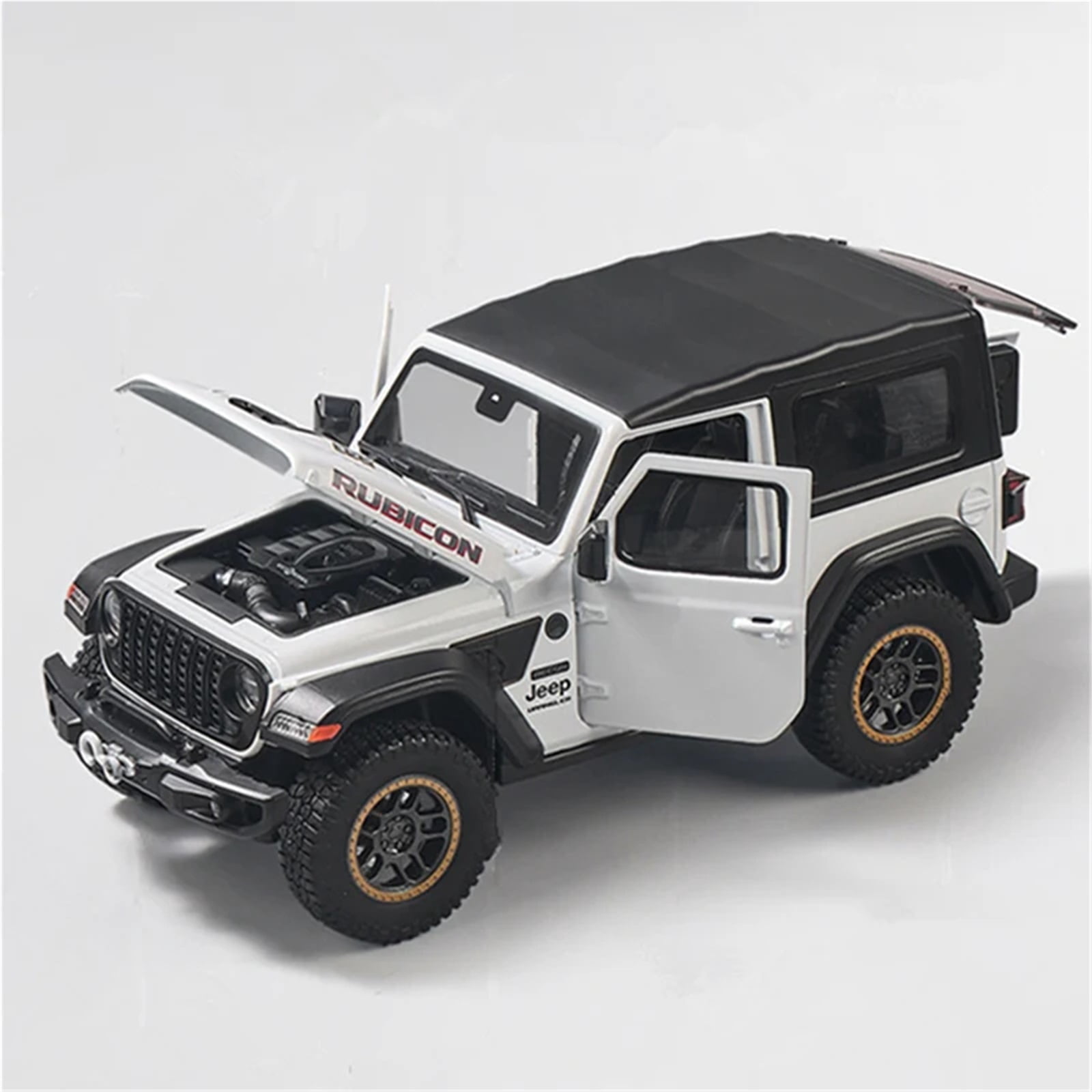 CHUNYAN 1:18 Jeep Wrangler Rubicon 20 Years Commemorative Edition Alloy Cast Toy Vehicle Automobile Model