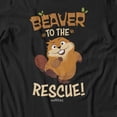 thumbnail image 3 of Disney Pixar Hoppers Beaver To The Rescue Women's T-Shirt (Black, S-2XL), 3 of 4