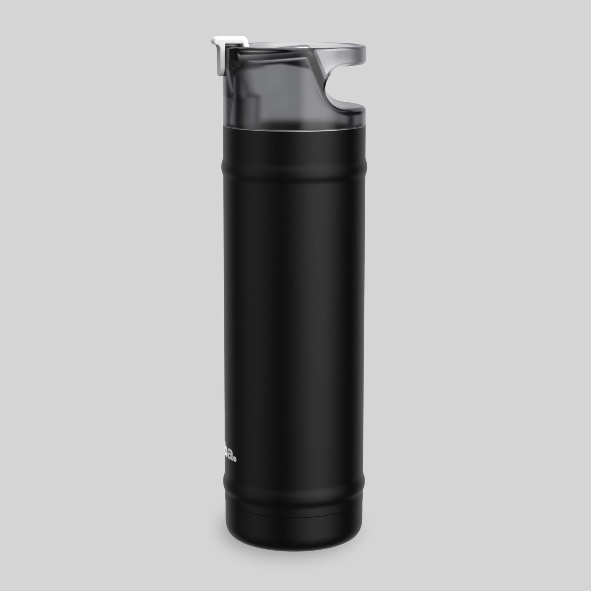 Bubba 24oz DualSip Insulated Stainless Steel Water Bottle with Straw & Sip Lid, Office Siren Black