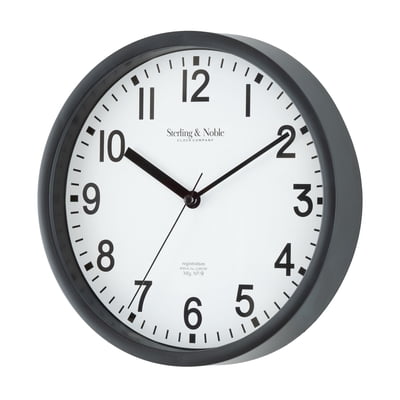 Buy Mainstays Basic Indoor 878 Black Analog Round Modern Wall Clock Online In Indonesia 761592027