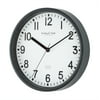 Mainstays Basic Indoor 8.78" Black Analog Round Modern Wall Clock
