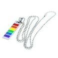 thumbnail image 3 of 2x Necklace Charm Pendant Jewelry Bead Chain Men Women, 3 of 8